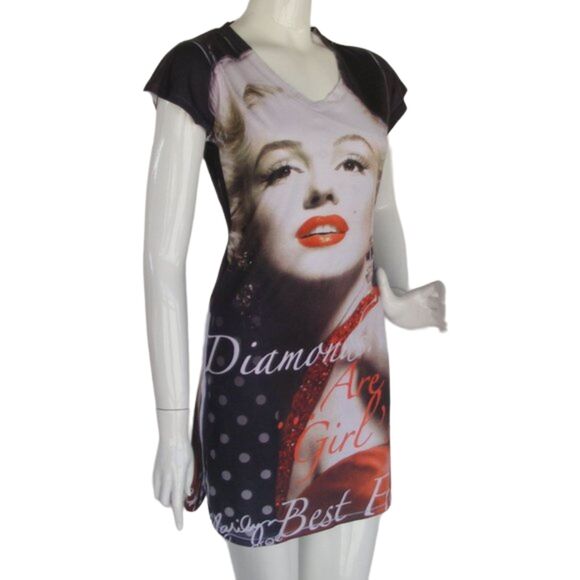 MARILYN MONROE Nightgown, S, Photo Print, Short sleeve - Picture 2 of 11